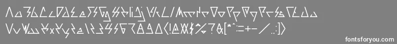 LAGGTASTIC Light Font – White Fonts on Gray Background