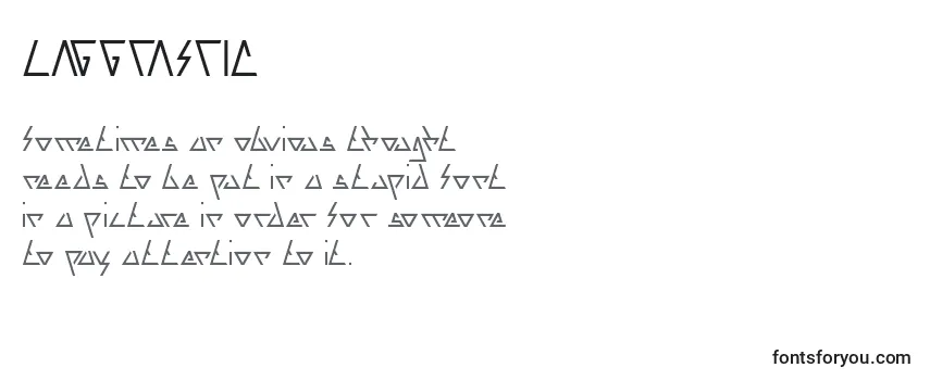 Schriftart LAGGTASTIC (132152)