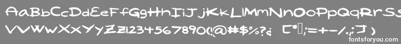 Laila Font – White Fonts on Gray Background