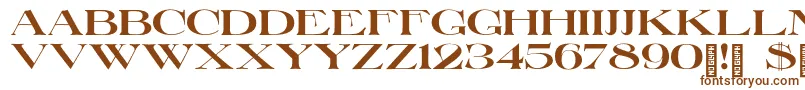 LakeGiles Font – Brown Fonts on White Background