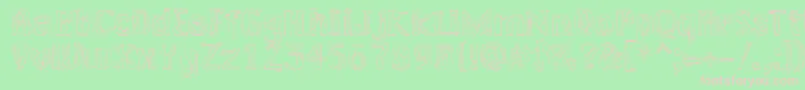 LAKERG   Font – Pink Fonts on Green Background