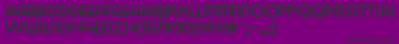 LAKEWN   Font – Black Fonts on Purple Background