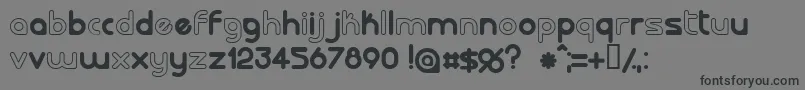 LALORG   Font – Black Fonts on Gray Background