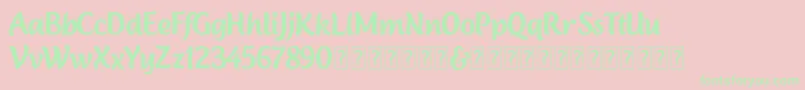 More about Lambola Demo Font Lambola Demo Font – Green Fonts on Pink Background