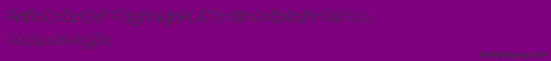 BambooChopsticks Font – Black Fonts on Purple Background