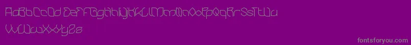 BambooChopsticks Font – Gray Fonts on Purple Background