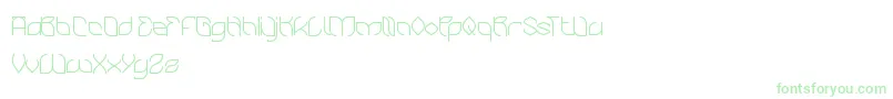 BambooChopsticks Font – Green Fonts on White Background