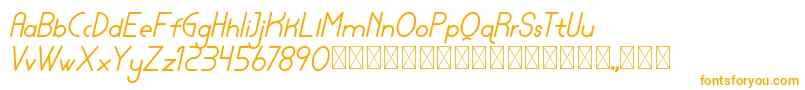 lamborgini italic personal-fontti – oranssit fontit