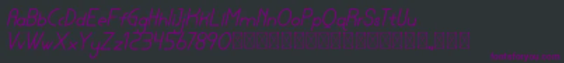 フォントlamborgini italic personal – 黒い背景に紫のフォント