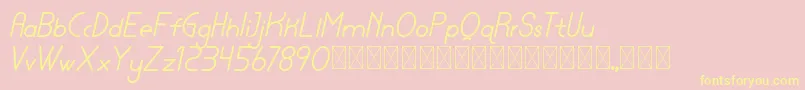 fuente lamborgini italic personal – Fuentes Amarillas Sobre Fondo Rosa
