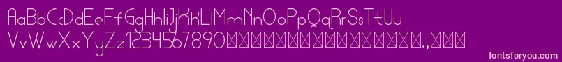 Czcionka lamborgini light personal – różowe czcionki na fioletowym tle