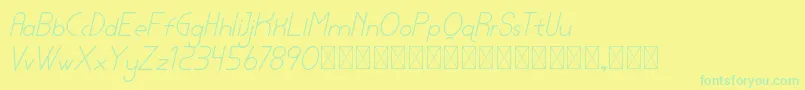 Más sobre la fuente lamborgini lightitalic personal fuente lamborgini lightitalic personal – Fuentes Verdes Sobre Fondo Amarillo