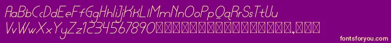 More about lamborgini lightitalic personal Font lamborgini lightitalic personal Font – Yellow Fonts on Purple Background
