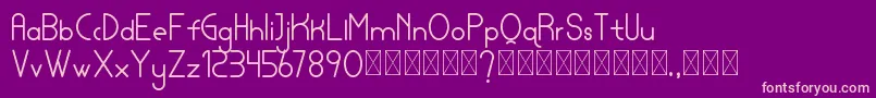 lamborgini personal Font – Pink Fonts on Purple Background