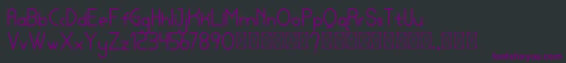 Шрифт lamborgini personal – фиолетовые шрифты на чёрном фоне