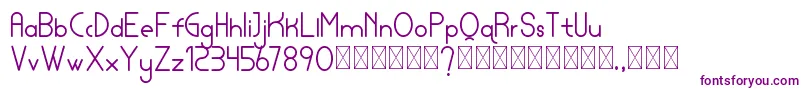lamborgini personal Font – Purple Fonts on White Background