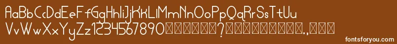 lamborgini personal Font – White Fonts on Brown Background