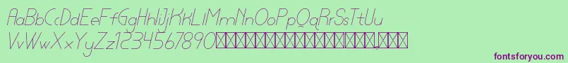 fuente lamborgini thinitalic personal – Fuentes Moradas Sobre Fondo Verde