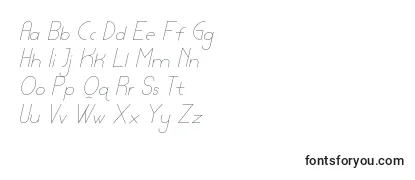 Review of the Lamborgini thinitalic personal Font