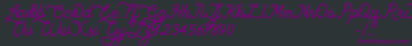 Lambretta dafont Font – Purple Fonts on Black Background