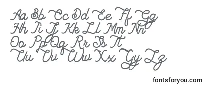 Lambretta Script Stamp Font