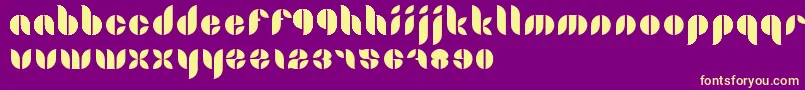 Lamia Font – Yellow Fonts on Purple Background