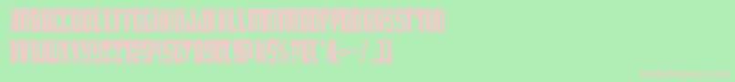 Lisätietoja lampreycond-fontista lampreycond-fontti – vaaleanpunaiset fontit vihreällä taustalla