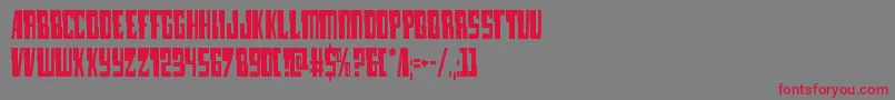 lampreycond Font – Red Fonts on Gray Background