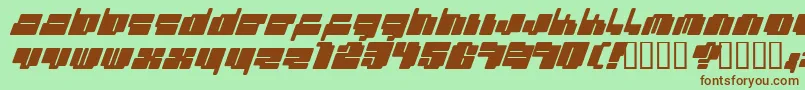 Cheaptyp-fontti – ruskeat fontit vihreällä taustalla