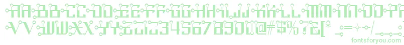 Fonte Circuit Bored Nf – fontes verdes