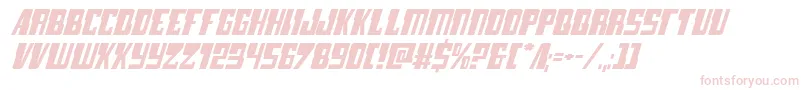 lampreyexpandital Font – Pink Fonts on White Background