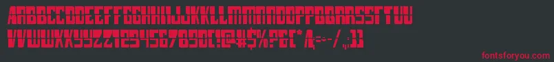 lampreylaser Font – Red Fonts on Black Background