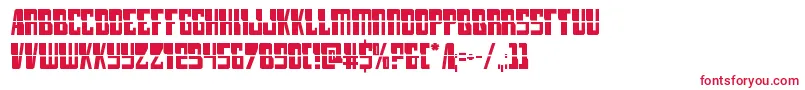 lampreylaser Font – Red Fonts on White Background