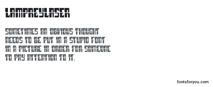 Review of the Lampreylaser (132204) Font