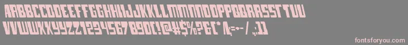 lampreyleft Font – Pink Fonts on Gray Background