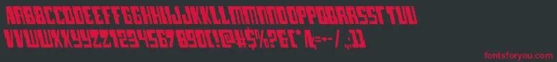 lampreyleft Font – Red Fonts on Black Background