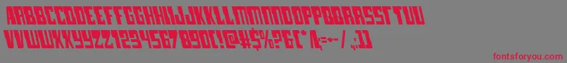 lampreyleft-fontti – punaiset fontit harmaalla taustalla