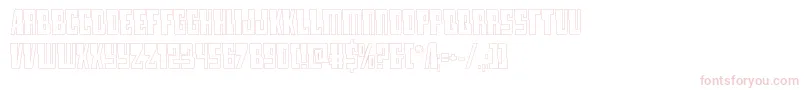 lampreyout Font – Pink Fonts on White Background