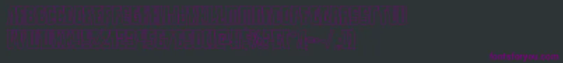 lampreyout Font – Purple Fonts on Black Background