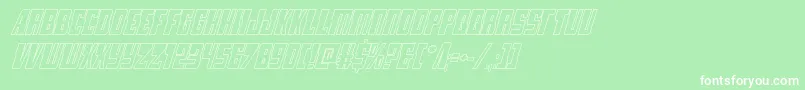More about lampreyoutital Font lampreyoutital Font – White Fonts on Green Background