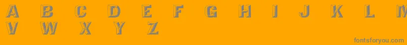 TejaratchiEx Font – Gray Fonts on Orange Background