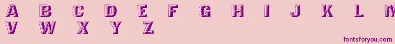 TejaratchiEx Font – Purple Fonts on Pink Background