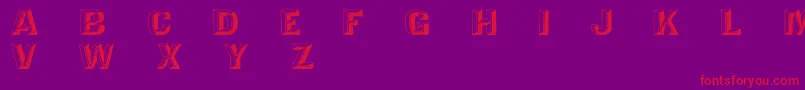 TejaratchiEx Font – Red Fonts on Purple Background