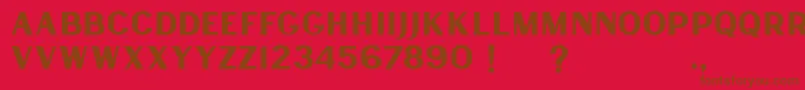 En savoir plus sur la police Lancaste Sans Demo Police Lancaste Sans Demo – polices brunes sur fond rouge