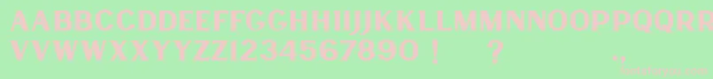 Lancaste Serif Demo Font – Pink Fonts on Green Background