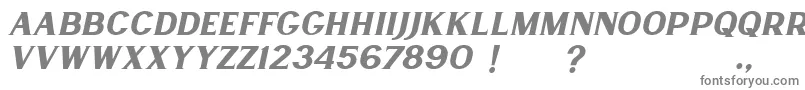 Lancaste Serif Slant Demo Font – Gray Fonts on White Background