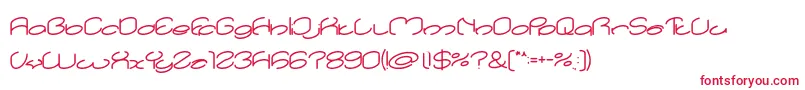 lanitta Bold Font – Red Fonts