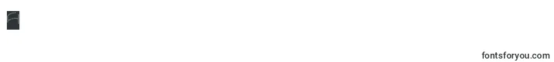 lanitta Hollow Inverse Font – Fonts for Digit 4