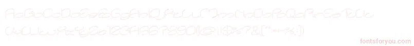lanitta Hollow Font – Pink Fonts