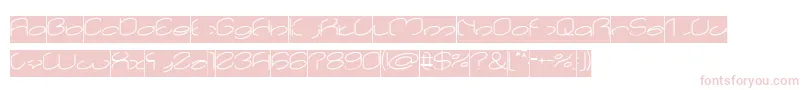 lanitta Inverse Font – Pink Fonts